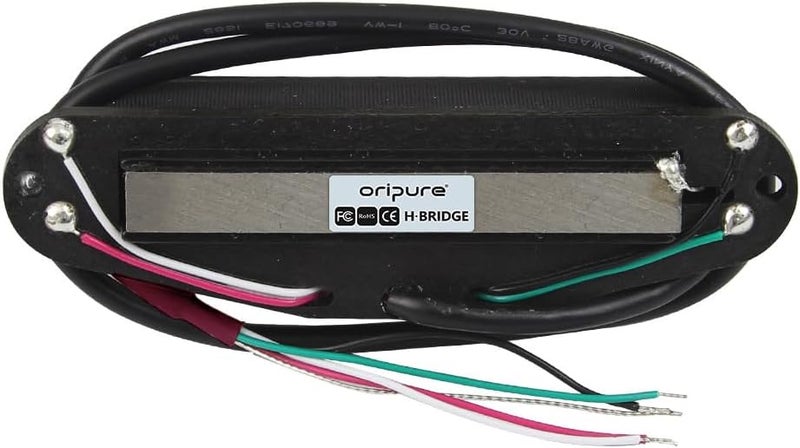OriPure بيك أب مزدوج ساخن بحجم سلك مفرد ألنيكو 5 15-16K مناسب لآلة الجيتار الكهربائية من نوع ST/SQ، أسود بالكامل - Image 4